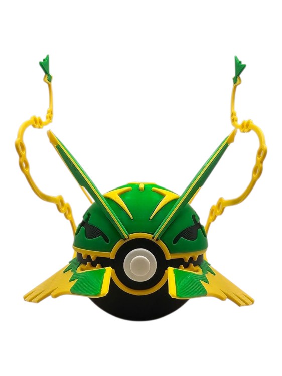 Mega Rayquaza Ball – Figurka Pokémon - Kolekcjonerska Pokeball