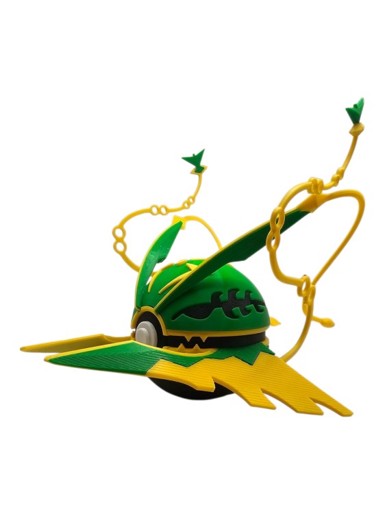 Mega Rayquaza Ball – Figurka Pokémon - Kolekcjonerska Pokeball
