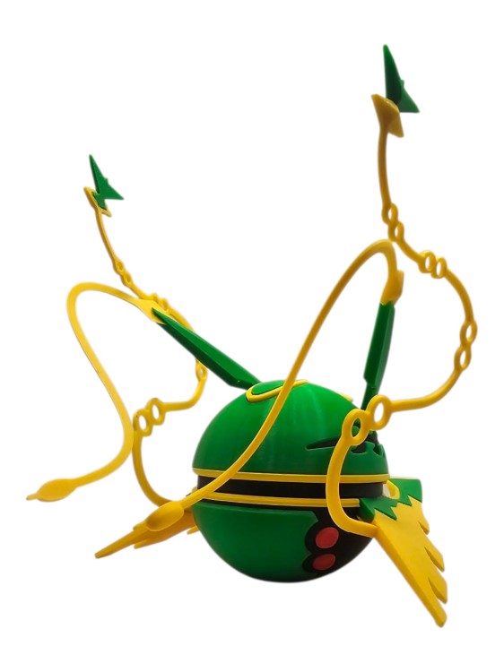 Mega Rayquaza Ball – Figurka Pokémon - Kolekcjonerska Pokeball