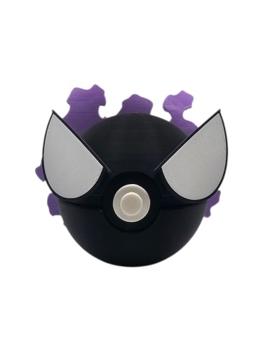 Gastly Ball – Figurka Pokémon - Kolekcjonerska Pokeball