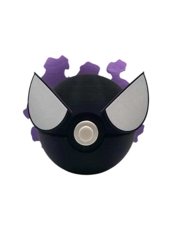 Gastly Ball – Figurka Pokémon - Kolekcjonerska Pokeball