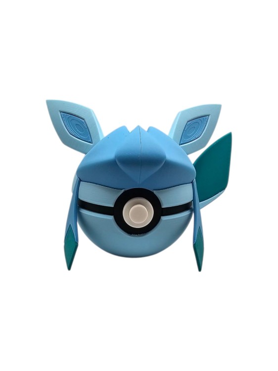 Glaceon Ball – Figurka Pokémon - Kolekcjonerska Pokeball