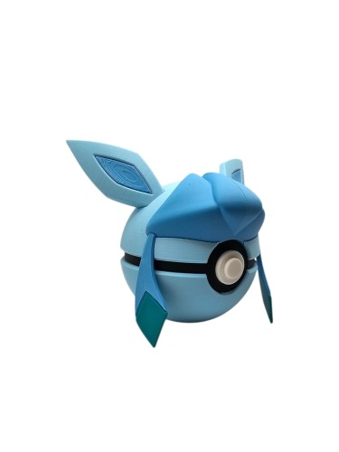 Glaceon Ball – Figurka Pokémon - Kolekcjonerska Pokeball