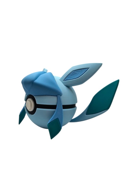 Glaceon Ball – Figurka Pokémon - Kolekcjonerska Pokeball