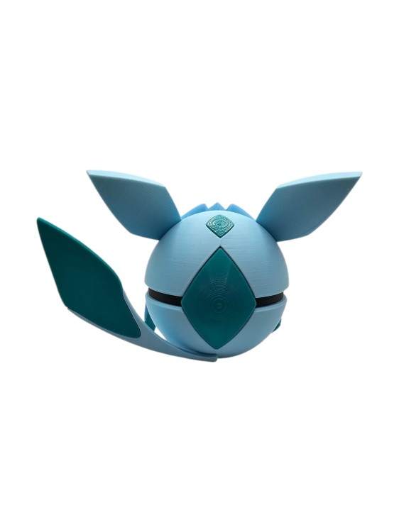 Glaceon Ball – Figurka Pokémon - Kolekcjonerska Pokeball