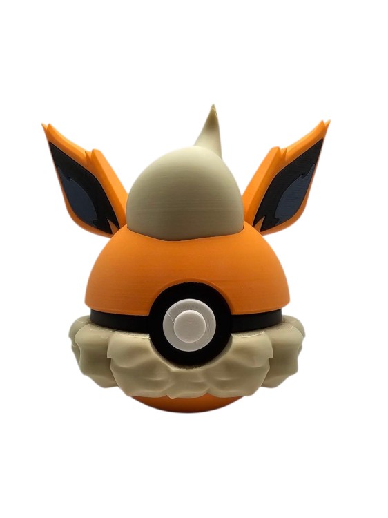 Flareon Ball – Figurka Pokémon - Kolekcjonerska Pokeball