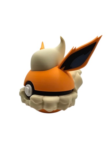 Flareon Ball – Figurka Pokémon - Kolekcjonerska Pokeball
