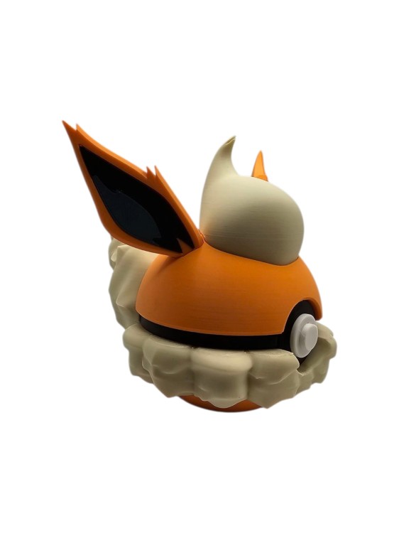 Flareon Ball – Figurka Pokémon - Kolekcjonerska Pokeball