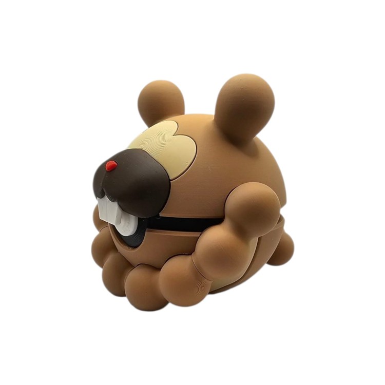 Bidoof Ball – Figurka Pokémon - Kolekcjonerska Pokeball