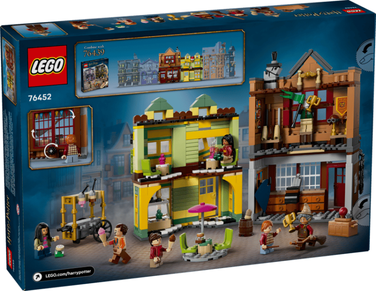 Klocki LEGO Harry Potter™ 76452 Markowy sprzęt do quidditcha™ i lodziarnia
