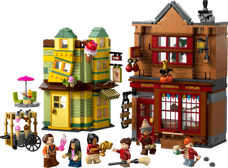 Klocki LEGO Harry Potter™ 76452 Markowy sprzęt do quidditcha™ i lodziarnia