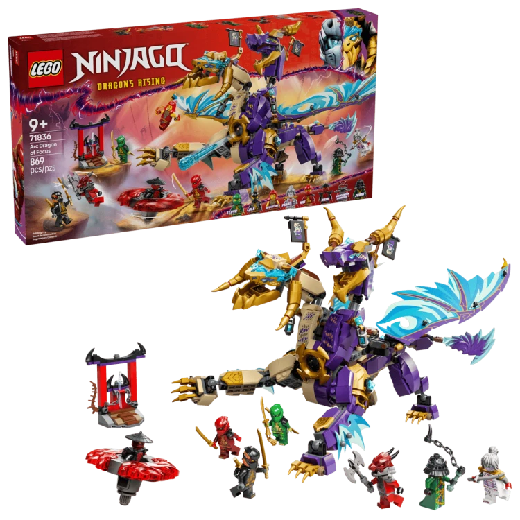 Klocki LEGO NINJAGO® 71836 Arcysmok skupienia
