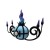 Chandelure Ball – Figurka Pokemon - Kolekcjonerska Pokeball