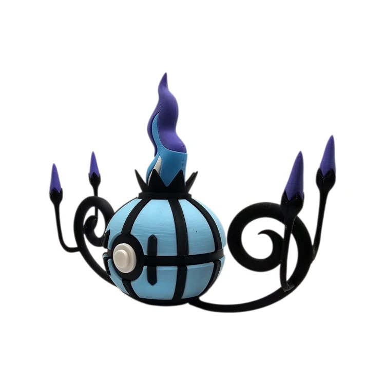 Chandelure Ball – Figurka Pokemon - Kolekcjonerska Pokeball