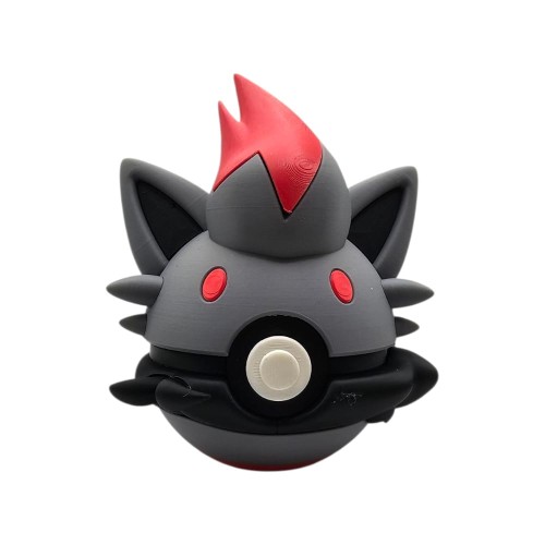 Zorua Ball – Figurka Pokemon - Kolekcjonerska Pokeball