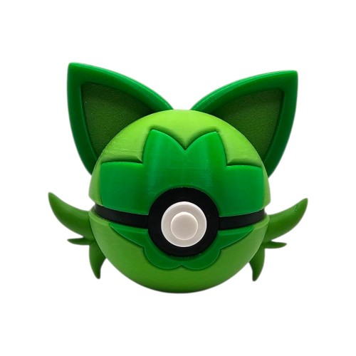 Sprigatito Ball – Figurka Pokemon - Kolekcjonerska Pokeball