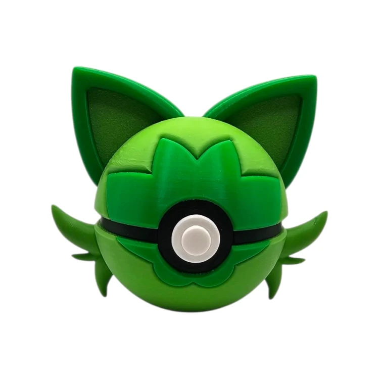 Sprigatito Ball – Figurka Pokemon - Kolekcjonerska Pokeball