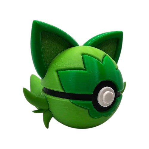 Sprigatito Ball – Figurka Pokemon - Kolekcjonerska Pokeball