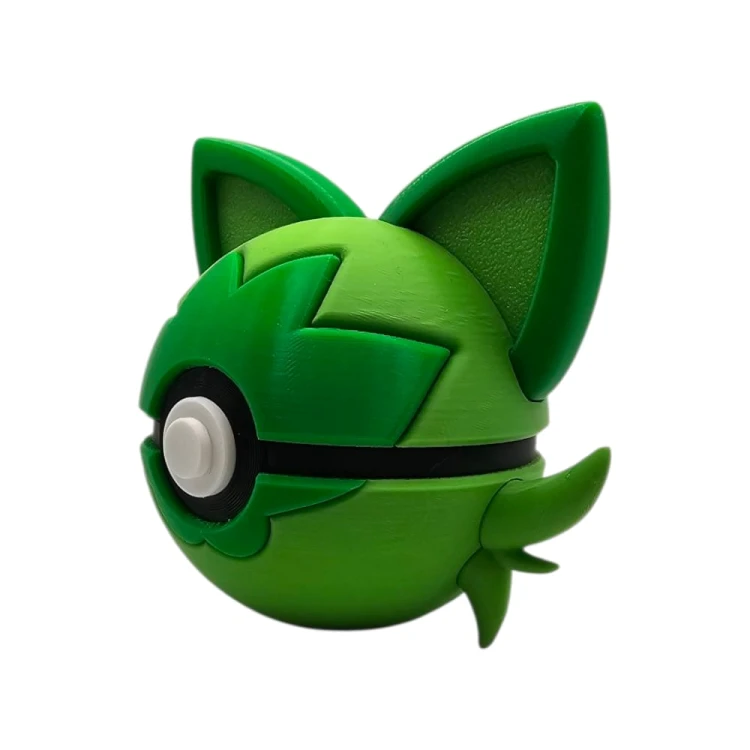 Sprigatito Ball – Figurka Pokemon - Kolekcjonerska Pokeball