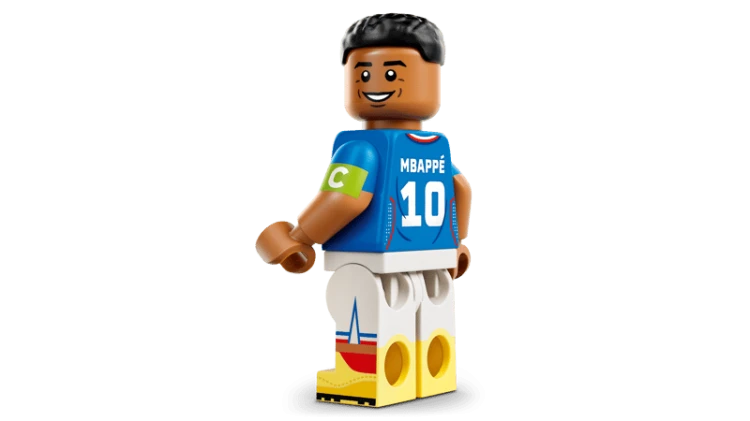 Klocki LEGO Editions 43013 Kylian Mbappé — piłkarskie momenty
