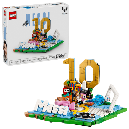 Klocki LEGO Editions 43011 Lionel Messi — piłkarskie momenty