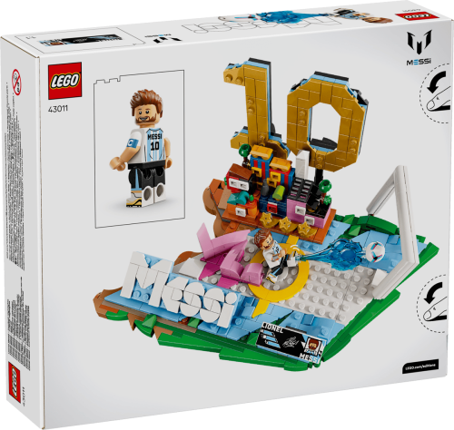 Klocki LEGO Editions 43011 Lionel Messi — piłkarskie momenty
