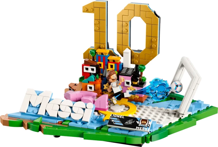 Klocki LEGO Editions 43011 Lionel Messi — piłkarskie momenty