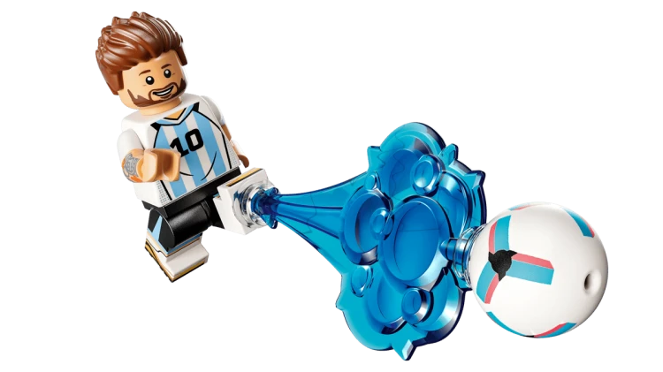 Klocki LEGO Editions 43011 Lionel Messi — piłkarskie momenty