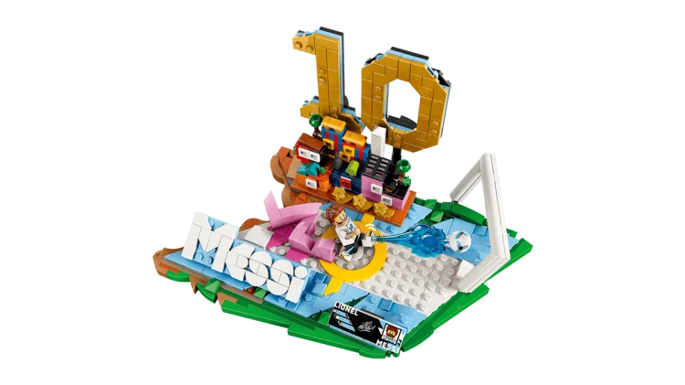 Klocki LEGO Editions 43011 Lionel Messi — piłkarskie momenty