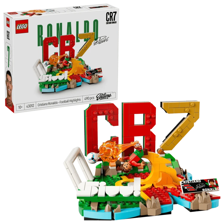 Klocki LEGO Editions 43012 Cristiano Ronaldo — piłkarskie momenty