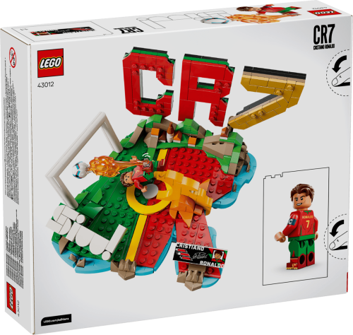 Klocki LEGO Editions 43012 Cristiano Ronaldo — piłkarskie momenty
