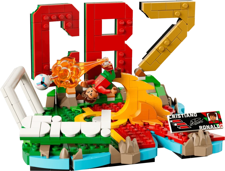 Klocki LEGO Editions 43012 Cristiano Ronaldo — piłkarskie momenty