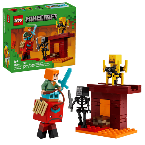 Klocki LEGO Minecraft 21266 Bitwa na moście Netheru