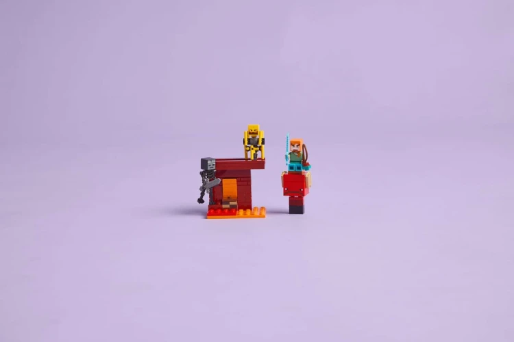 Klocki LEGO Minecraft 21266 Bitwa na moście Netheru