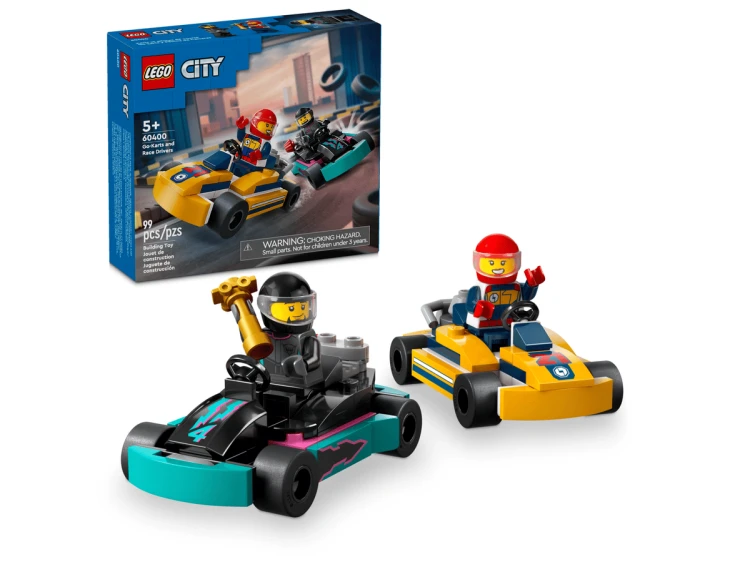 Klocki LEGO City 60400 Gokarty i kierowcy wyścigowi