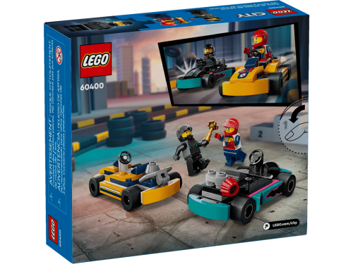 Klocki LEGO City 60400 Gokarty i kierowcy wyścigowi