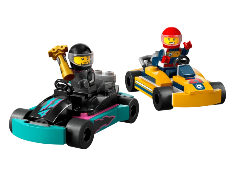 Klocki LEGO City 60400 Gokarty i kierowcy wyścigowi