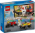 Klocki LEGO City 60458 Zestaw wyścigówek: pizza kontra wóz strażacki