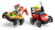 Klocki LEGO City 60458 Zestaw wyścigówek: pizza kontra wóz strażacki