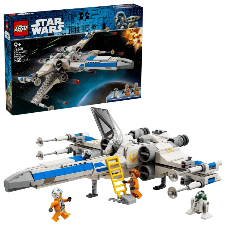 Klocki LEGO Star Wars 75460 Myśliwiec X-Wing Nowej Republiki