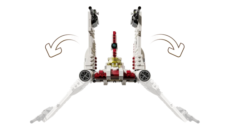 Klocki LEGO Star Wars 75432 Myśliwiec V-19 Torrent