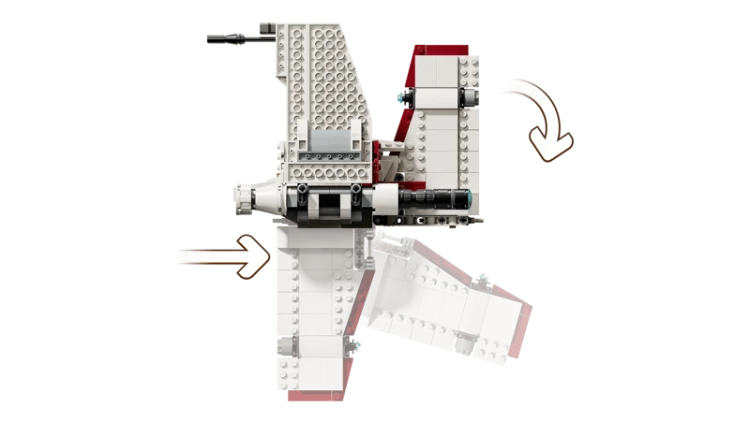 Klocki LEGO Star Wars 75432 Myśliwiec V-19 Torrent