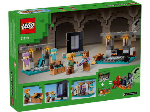 Klocki LEGO Minecraft 21252 Zbrojownia
