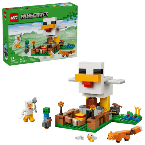 Klocki LEGO Minecraft 21585 Farma kurczaków