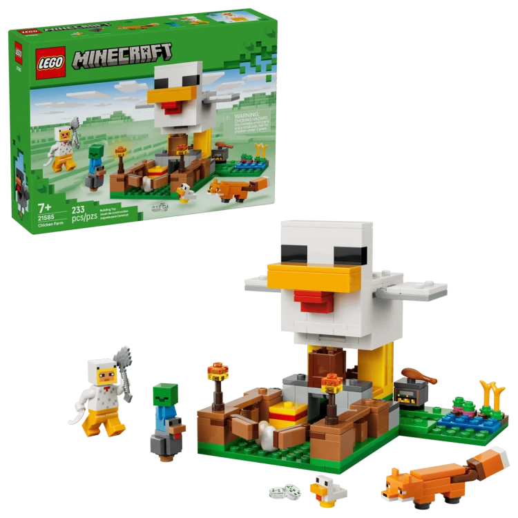 Klocki LEGO Minecraft 21585 Farma kurczaków