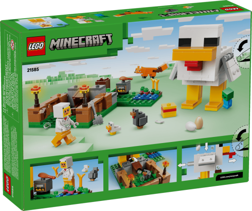 Klocki LEGO Minecraft 21585 Farma kurczaków