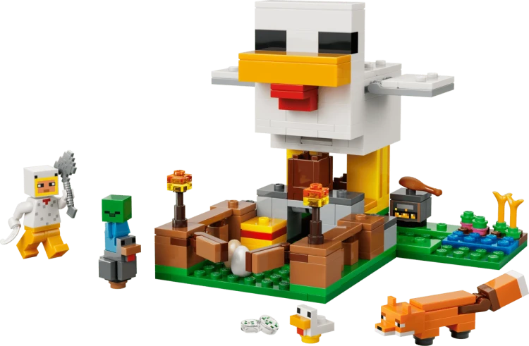 Klocki LEGO Minecraft 21585 Farma kurczaków