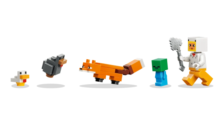 Klocki LEGO Minecraft 21585 Farma kurczaków