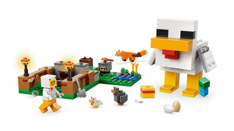 Klocki LEGO Minecraft 21585 Farma kurczaków