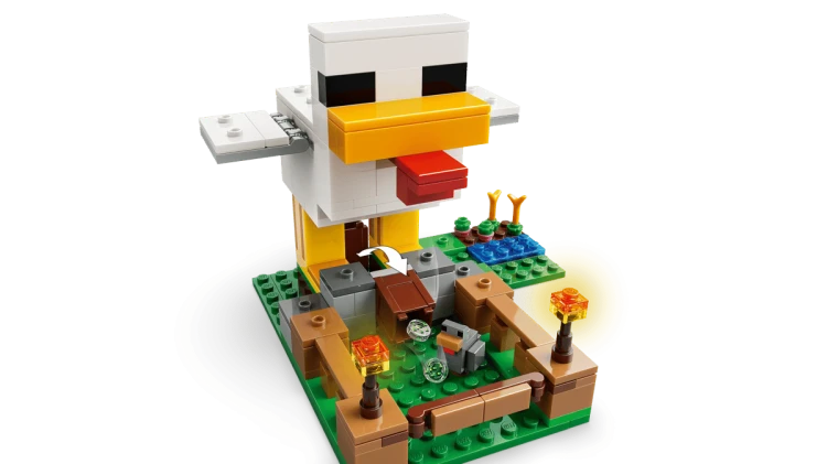 Klocki LEGO Minecraft 21585 Farma kurczaków